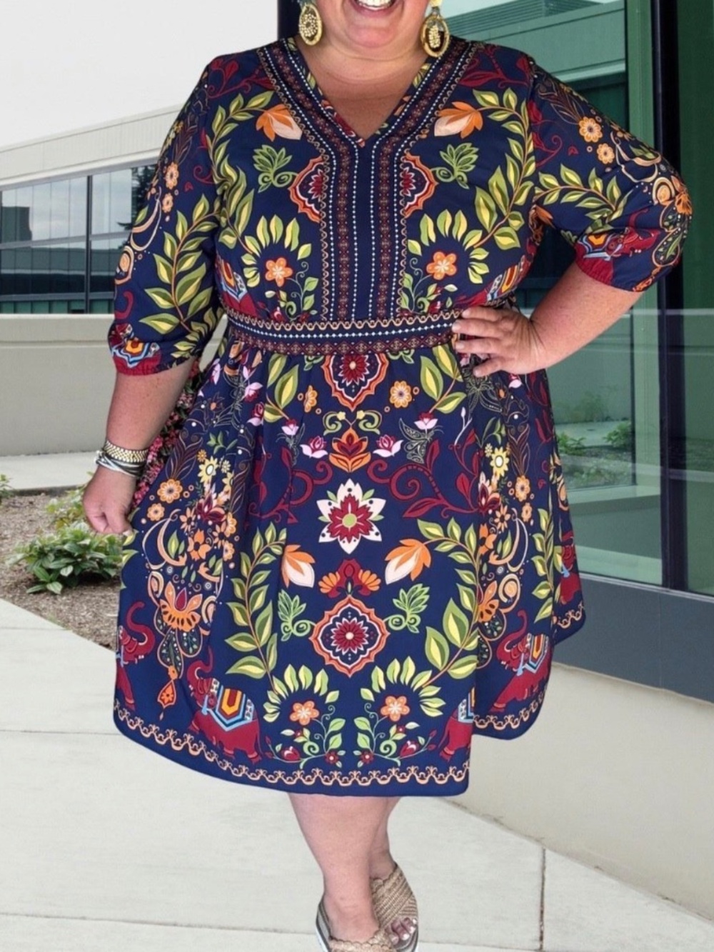 BLOOMCHIC DRESS SIZE 3X